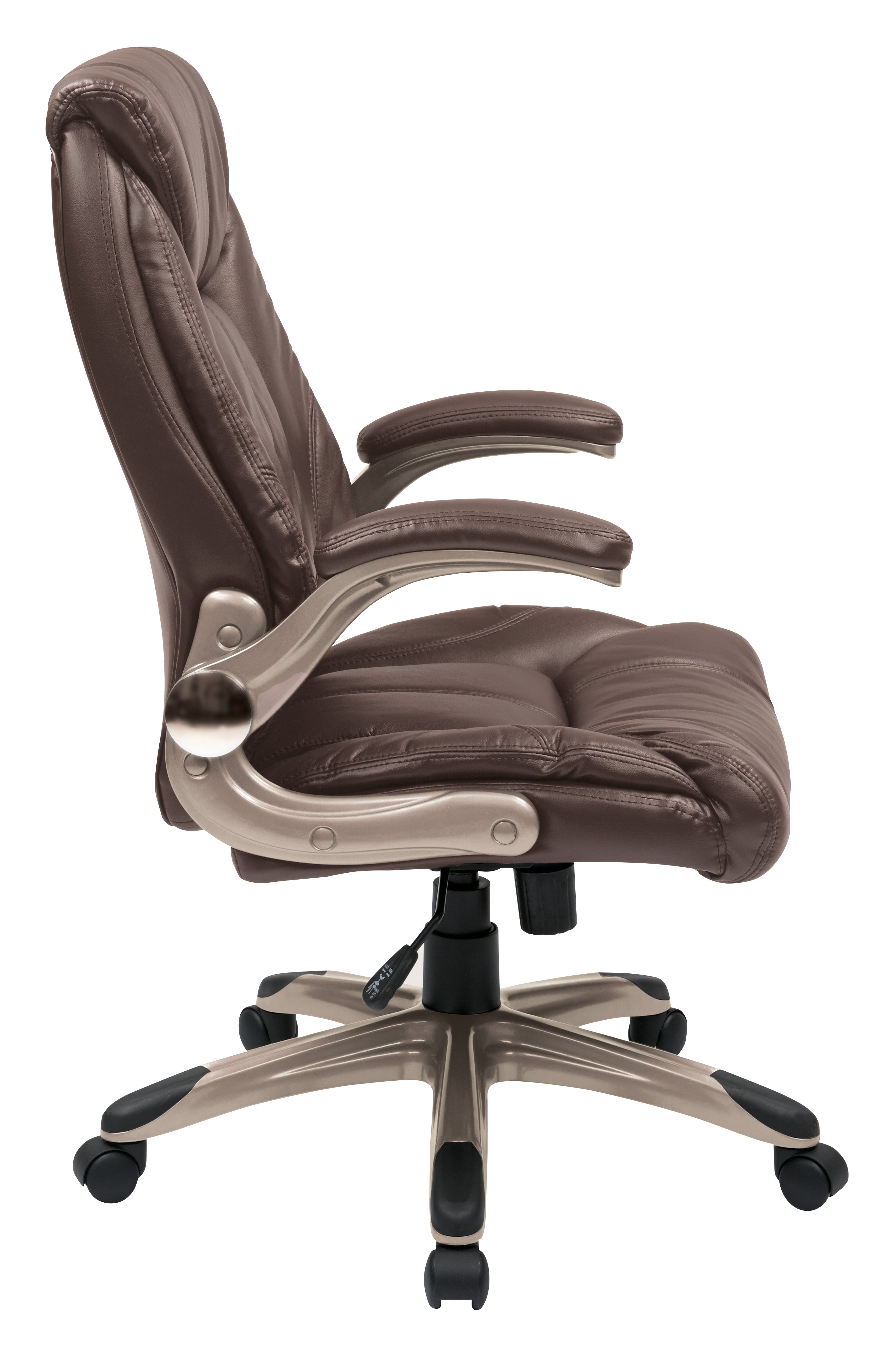 Faux Leather Mid Back Mgrs Chair